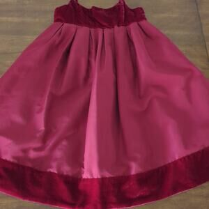 GAP girl's burgundy/red sleeveless dress girls kids size 8 Medium EUC.